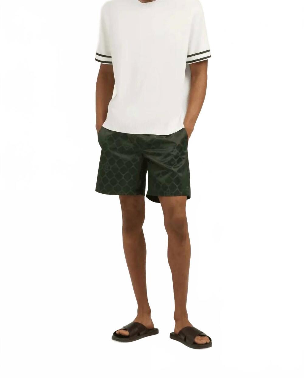 NEW CHE STUDIOS baller knitted t-shirt in ivory